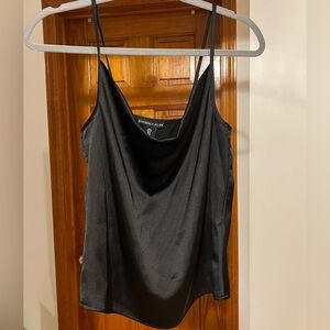 Black Silk Top